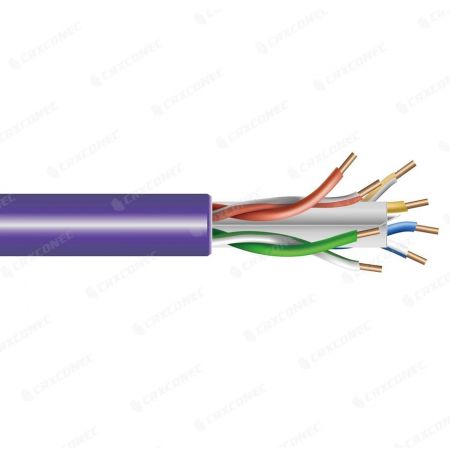Cable de red a granel Cat6 sin blindaje con chaqueta de PVC de 24AWG - Cable LAN a granel sin blindaje de PVC Cat.6 con chaqueta de PVC